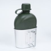 Фляжка 1,0л. в чехле с котелком