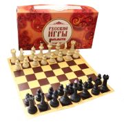 Шахматы Русские игры 03-008 в коробке (доска мик-фра)