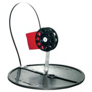 Жерлица черная с прямой стойкой (3к)