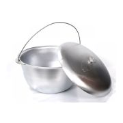 Казан литой ал. с крышкой 15л