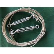 Трос волейбольный 4,0мм 12,5м стальной