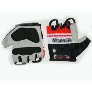 Перчатки вело (кожа+сетка) р. XL (21226)