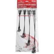 Поводок стальной зеленый 18 кг 15/20/25 см