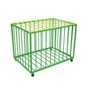 Контейнер для мячей 100х70х72см метал. с крышкой