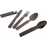 Набор Следопыт в чехле (ложка,вилка,нож,открывашка) P59