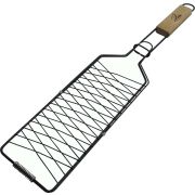 Решетка гриль д/рыбы одинарная 620х120 (нерж) (16)