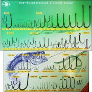 Крючки Колюбакинские VI № 6,0 6,0 -0,7-12 (тройник)