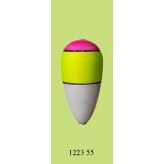 Поплавок для дальнего заброса 1223 флюо 80мм х 40мм 55гр (ч.р.)
