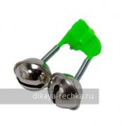 Бубенчик Ирбитка двойной с крепл. под светлячок малый 6248