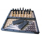 Игра 4в1 (шашки, шахматы, нарды, домино) 03-053