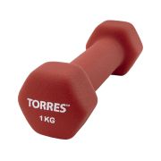 Гантель Torres 1,0кг в неопреновой оболочке