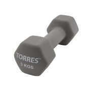 Гантель Torres 3,0кг в неопреновой оболочке