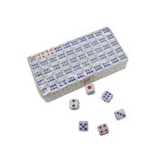 Кубик № 18Б игровой белый
