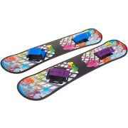 Сноуборд пластиковый с облегченными креплениями
